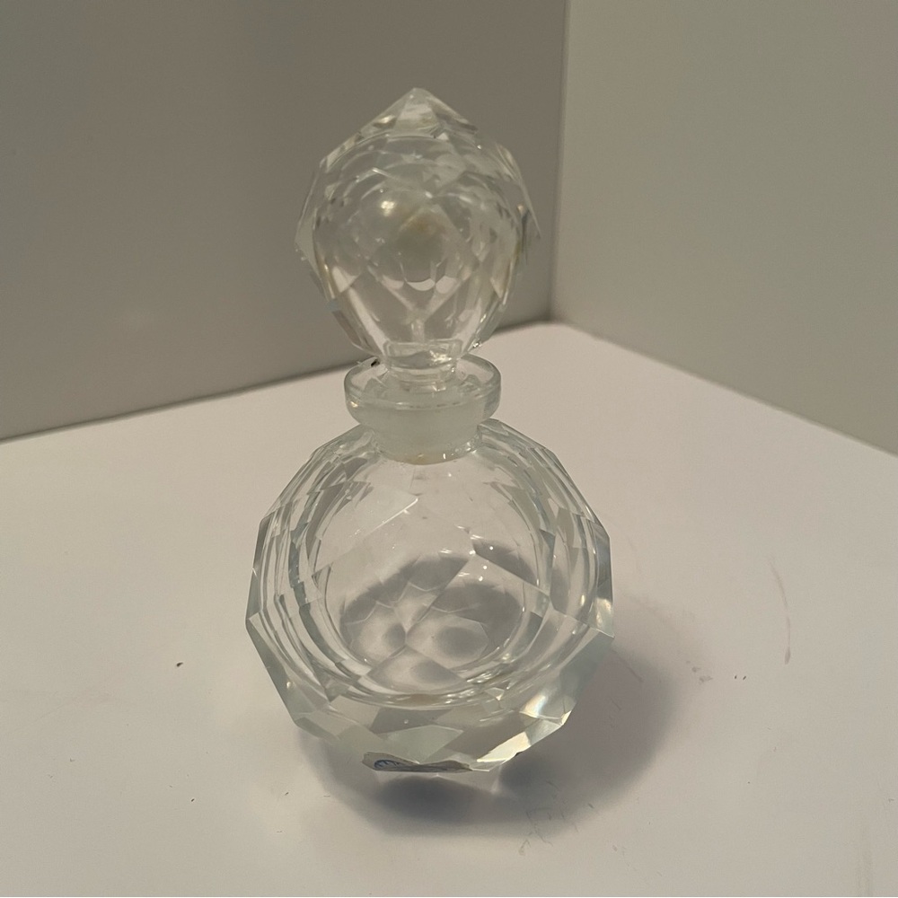 Vintage Hand-cut Perfume Bottle From Japan 4”‎
